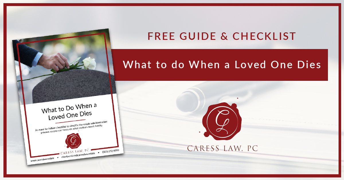 Estate Administration & Probate | Free Guide & Checklist